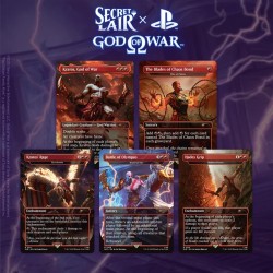 Secret Lair x Playstation: God of War: Greek (Regular) - Magic: The Gathering