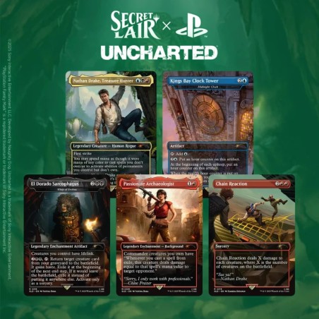 Secret Lair x Playstation: Uncharted (Regular) - Magic: The Gathering