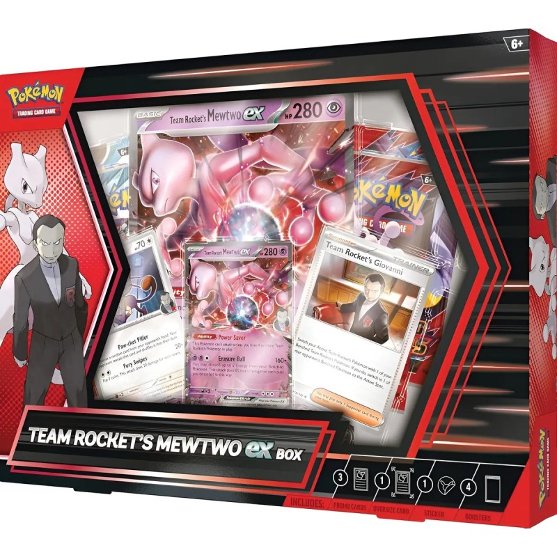 Pokemon en Español: Team Rocket's Mewtwo ex Box Destined Rivals