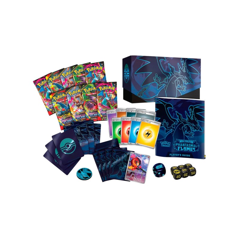 POKEMON TRADING CARD GAME MEGA EVOLUTION ME02 PHANTASMAL FLAMES ELITE EN ESPAÑOL